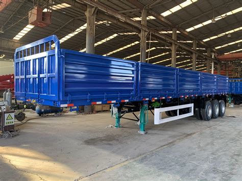 Axle Heavy Duty Ft Flatbed Cargo Container Chassis Truck Semi