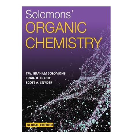 Wiley Solomons S Organic Chemistry Global Edition English Scott A