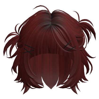 Punk Mini Pigtails Dark Red Roblox Item Rolimon S