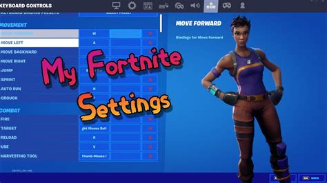 My Updated Fortnite Settings Season 6 Chapter 2 YouTube