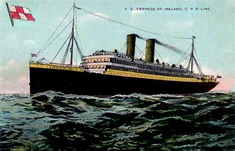 Canadian Pacific Rms Empress Of Ireland 1906 To 1914 Sunk By The Collier Ss Storstad