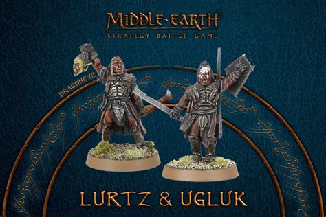 Middle Earth Sbg Lurtz And Ugluk Gry Planszowe Gry Karciane Gry