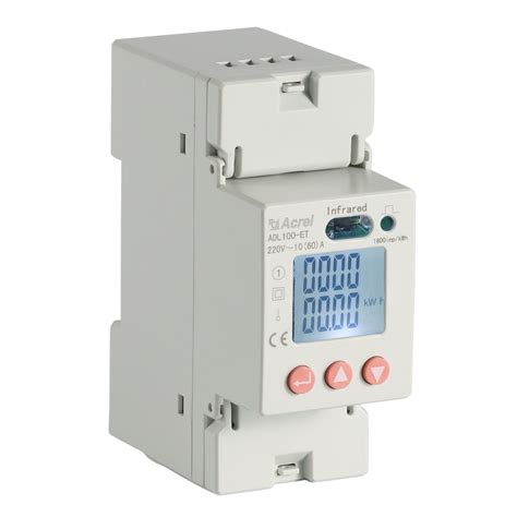 Acrel Single Phase Din Rail Kwh Monitor Energy Meter Rs485 Modbus Ce Mid Approved Adl200c 1