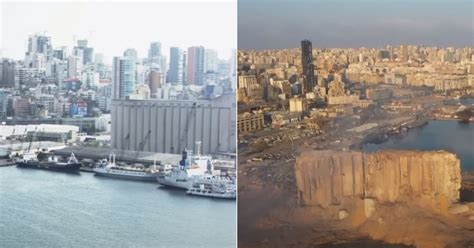 Beirut Antes Y Después De La Explosión