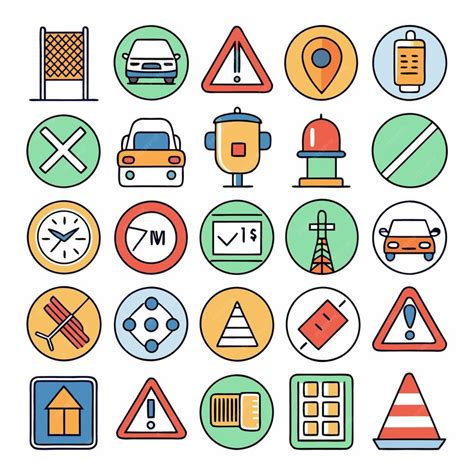 Premium Vector | Comprehensive Guide to Traffic Signs and Road Symbols Illustrated