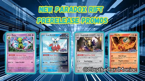 NEW Paradox Rift Prerelease Promo Cards English Card Reveals YouTube