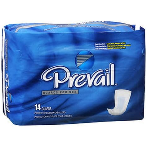 Prevail Maximum Absorbency Incontinence Male Guards 14 Count