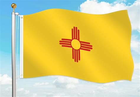 Amazon.com : New Mexico State Flag 3x5 Ft Outdoor Heavy Duty,New Mexico ...