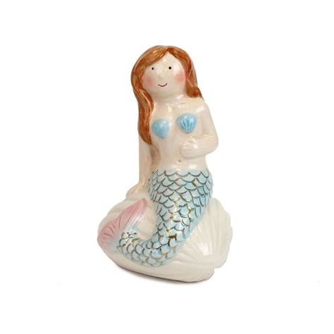 5.5" CERAMIC MERMAID FIGURINE | Ivystone