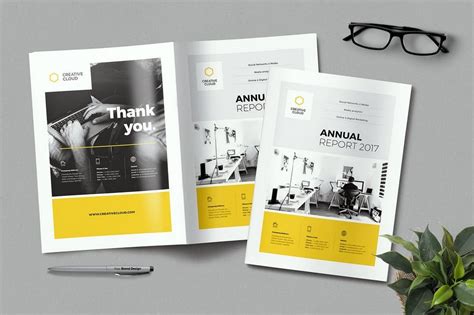 Annual Report Templates Word Indesign Design Shack