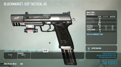 HK USP .45 - PAYDAY 2 Mods - ModWorkshop