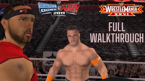 John Cena S Road To Wrestlemania WWE Smackdown Vs Raw 2011 Full