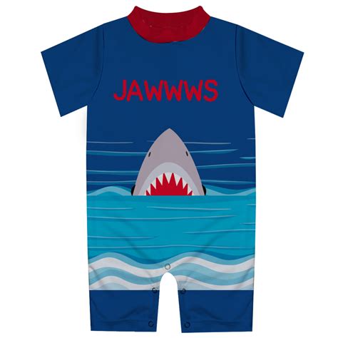 Shark Royal Romper Rash Guard Wimziyandco