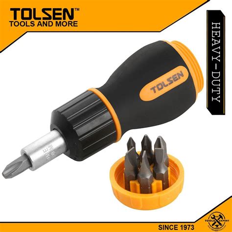 Tolsen In Ratchet Screwdriver Philip Flat Shopee