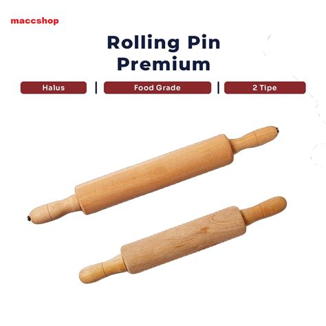 Jual Rol Kue Rolling Pin Penggiling Adonan Gilingan Adonan Kayu