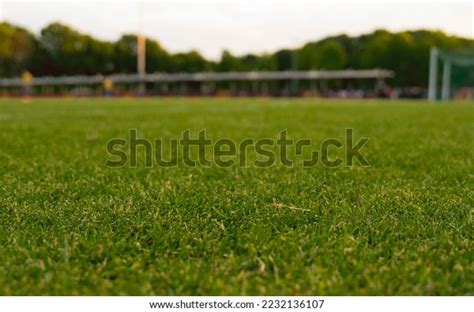 Football Soccer Pitch Green Grass Field Stock Photo 2232136107 ...