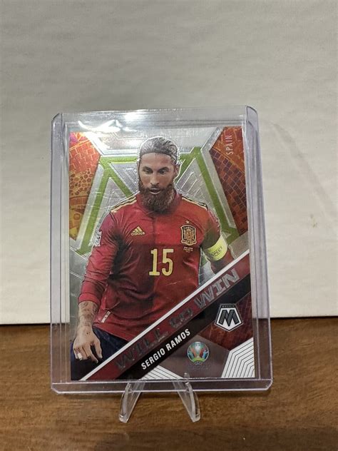 Panini Mosaic Uefa Euro Will To Win Sergio Ramos For