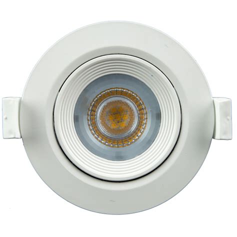 Spot Led W V Encastrable Orientable Teinte Blanc Chaud