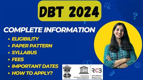 DBT BET JRF 2024 Complete Details I Eligibility II Syllabus II Paper