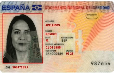 Plantilla De Dni Espa Ol Para Imprimir Psd The Best Porn Website