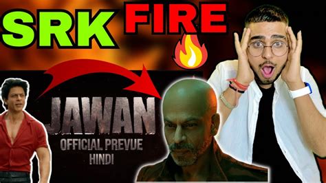 Jawan Official Hindi Prevue Shah Rukh Khan Atlee Nayanthara Vijay