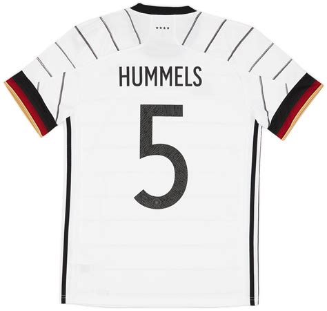 2020 21 Germany Home Shirt Hummels 5 S