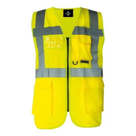 GILET ALTA VISIBILITA CON ZIP GIALLO KORNTEX KXMF GIALLO