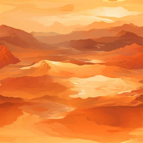 Desert Horizon Gradient Seamless Pattern Design For Download