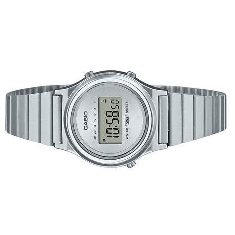 Casio Vintage Digital Stainless Steel Silver Dial Quartz LA700WE 7A