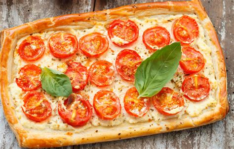 Cherry Tomato And Ricotta Tart