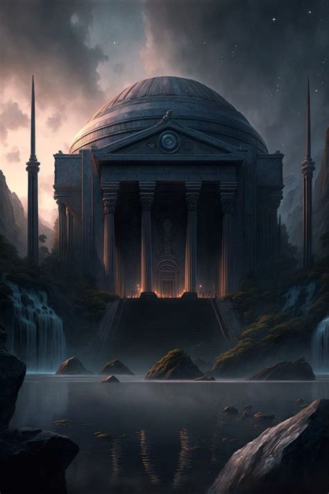 Jedi Temple | Fantasy landscape, Fantasy places, Sky temple