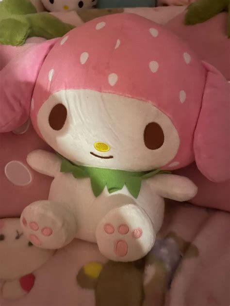 My Melody Strawberry Plush Hello Kitty Items Sanrio Hello Kitty