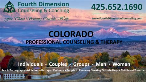 Colorado Sex Addiction Counseling Trauma Therapy Addiction