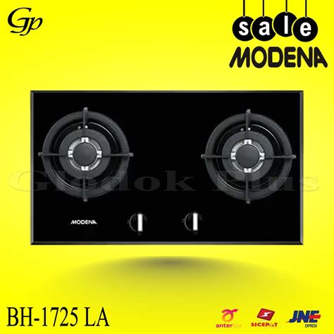 Jual MODENA BH 1725 LA Kompor Tanam Built In Hob Gas 70cm 2 Tungku