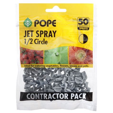 Pope Micro Half Circle Jet Spray 50 Pack Bunnings Australia