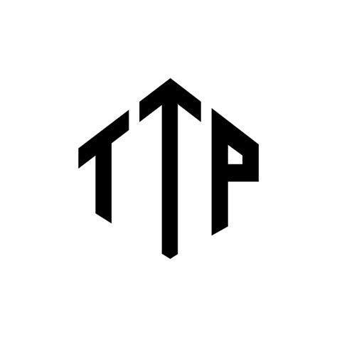 TTP letter logo design with polygon shape. TTP polygon and cube shape logo design. TTP hexagon ...