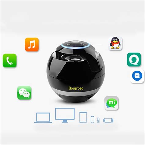 Gouptec Portable Wireless Bluetooth Speaker Tf Micro Sd Card Slot With Mic Handsfree Fm N4 Free