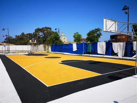 Messina Il 3 Settembre Inaugurazione Del Campo Da Basket George Floyd