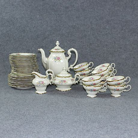 COFFEE SET 41 Pieces Porcelain Pompadour Rosenthal Ceramics