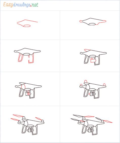 How To Draw A Drone Step By Step 8 Easy Phase Video