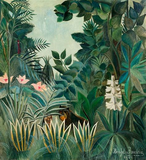 Henri Rousseau The Flamingos