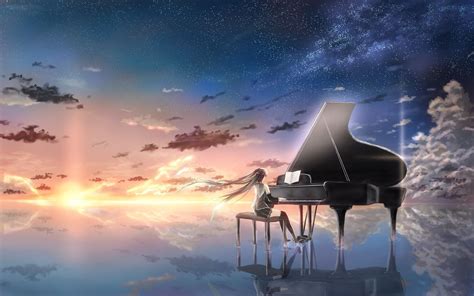 Anime Piano Wallpapers - Wallpaper Cave