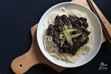 짜장면 Korean Jjajangmyeon Recipe + Video | YedyLicious Manila Food Blog in the Philippines