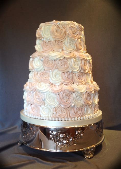 Rosette Wedding Cake