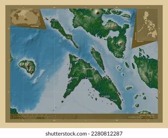 Masbate Province Philippines Colored Elevation Map Stock Illustration 2280812287 | Shutterstock