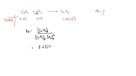 Solved At C The Reaction From Part A Has A Composition As Shown In