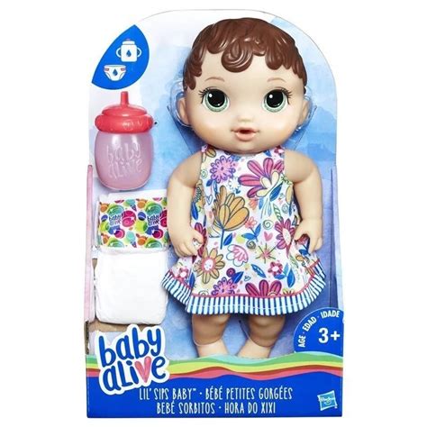 BONECA BABY ALIVE HORA DO XIXI MORENA HASBRO Shopee Brasil