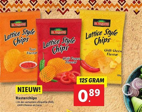 El Tequito Rasterchips Gram Aanbieding Bij Lidl