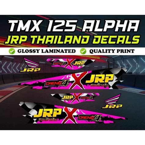 Tmx Alpha Jrp X Daeng Decals Pink Shopee Philippines