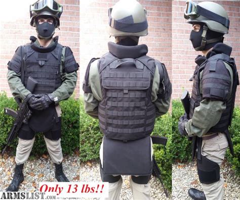 Armslist For Sale Brand New Ultra Light Swat Body Armor System M L